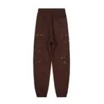 SPDR Angel Number Sweatpants Brown Black Drawstring - Image 2