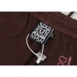 SPDR Angel Number Sweatpants Brown Black Drawstring - Image 9