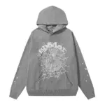 SPDR OG Web Hoodie and Sweatpant Set Grey - Image 2