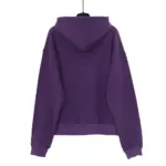 SPDR Spider Web Print Gothic Punk Purple Hoodie - Image 2