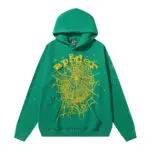 SPDR Star OG Web V2 Hoodie and Sweatpant Set Dark Green - Image 2