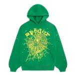 SPDR Star OG Web V2 Hoodie and Sweatpant Set Grass Green - Image 2