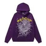 SPDR Star OG Web V2 Hoodie and Sweatpant Set Purple - Image 2