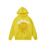 SPDR White Letters Yellow Hoodie