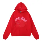 SPDR Worldwide Red Angel Number 555 Hoodie Red FW21
