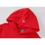 SPDR Worldwide Red Angel Number 555 Hoodie Red FW21 - Image 3