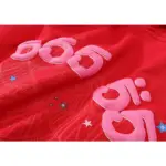 SPDR Worldwide Red Angel Number 555 Hoodie Red FW21 - Image 10