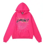 SPDR Young Thug Punk Hoodie and Sweatpant Set Pink - Image 2