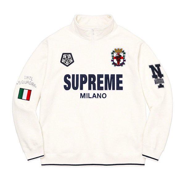 Sem-Titulo-1_403b657e-18a9-4a2f-b1f3-3ca01b51a8ae-600x600-1 SPRM Sweatshirt Milano Half Zip White - Image 1
