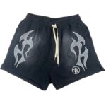 HLSTR Flame Shorts Black
