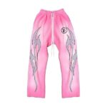 HLSTR Flame Sweatpants Pink/Silver
