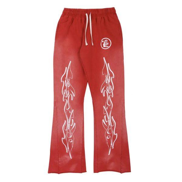 Sem-Titulo-4_e856bf0a-7174-4b44-986e-1b71dc497045-600x600-1 HLSTR Red Flare Sweatpants - Image 1