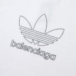 BLNCG x Adidas T-shirt Trefoil Logo White - Image 5