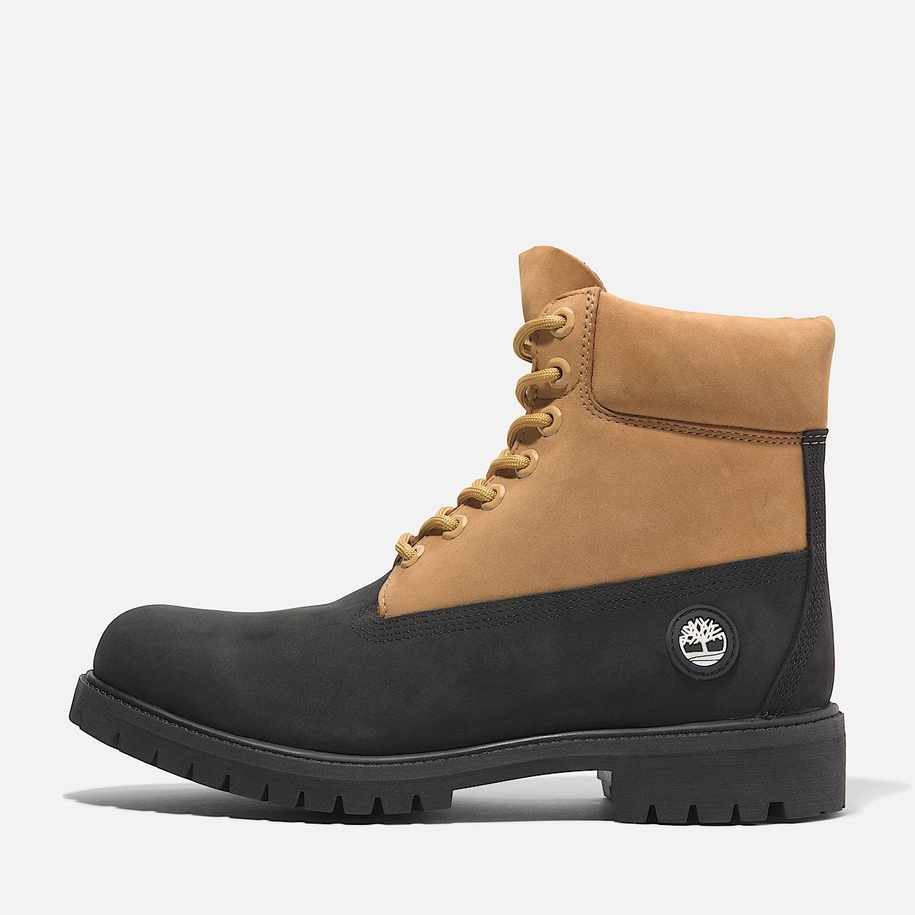 Timberland-Premium-6Inch-Lace-Up-Waterproof-Boot-for-Men-in-BlackYellow-7-1 Stivali invernali - Image 1
