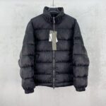 CD Oblique Black Puffer Jacket - Image 4