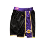 PANTALONCINI DA BASKET LAKERS – NERO/GIALLO/VIOLA - Image 3