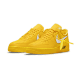 NIKE AIR FORCE 1 LOW OFF-WHITE UNIVERSITY GOLD METALLIC SILVER - Image 2