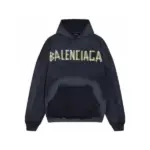 BLNCG Hoodie BB Distressed Logo Black BL063