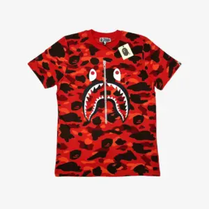 BP T-Shirt Camo Shark Red