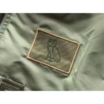 BP x OVO Jacket Loose Fit MA-1 Olive Drab - Image 13