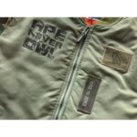 BP x OVO Jacket Loose Fit MA-1 Olive Drab - Image 15