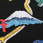 BP T-shirt Japan Map Embroidery Black - Image 9
