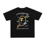 BP T-shirt Japan Map Embroidery Black - Image 2