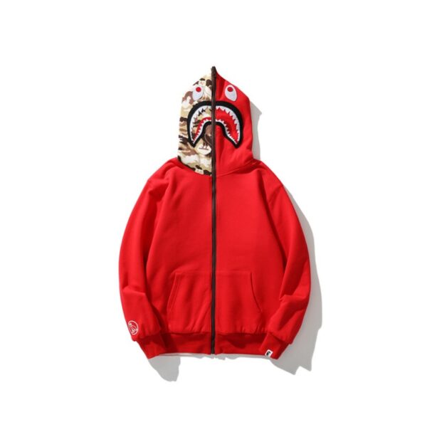 dfbdfb-1-2-600x600-1 BP Hoodie Shark Camo OVO Red (REVERSE) - Image 1