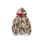BP Hoodie Shark Camo OVO Red (REVERSE) - Image 5