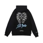 CHRM HRTS Hoodie St. Barth Black CH082 - Image 2