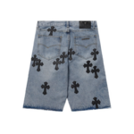 CHRM HRTS Shorts Black Cross Denim - Image 9