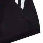 BLNCG Hoodie 3 Stripes Black White BL066 - Image 3
