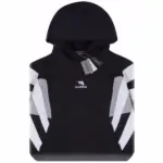 BLNCG Hoodie 3 Stripes Black White BL066 - Image 7