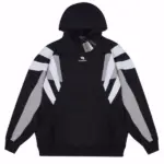 BLNCG Hoodie 3 Stripes Black White BL066