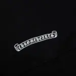CHRM HRTS Hoodie Black Red Embroidered CH081 - Image 3