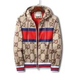 GG Hoodie Stripe Beige Tiger