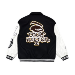 LV Jacket Black White Patches - Image 2