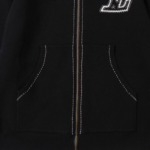 LV Hoodie Embroidered Zip - Image 8