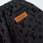 LV Shorts Monogram Grey Black - Image 5