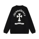 CHRM HRTS Sweatshirt Cross Print Black CH049 - Image 2