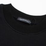 CHRM HRTS Sweatshirt Cross Print Black CH049 - Image 8