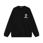 CHRM HRTS Sweatshirt Cross Print Black CH049