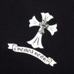CHRM HRTS Sweatshirt Cross Print Black CH049 - Image 4