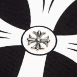 CHRM HRTS Sweatshirt Cross Print Black CH049 - Image 5