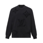LV Sweatshirt Monogram Embroidered - Image 4