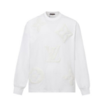 LV Sweatshirt Monogram Embroidered - Image 3