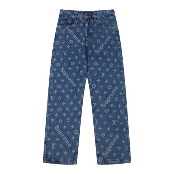 dvsv2036-9-600x600-1 LV X SPRM Pants Monogram Denim - Image 1