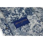 LV Jacket Distressed Floral Denim - Image 6