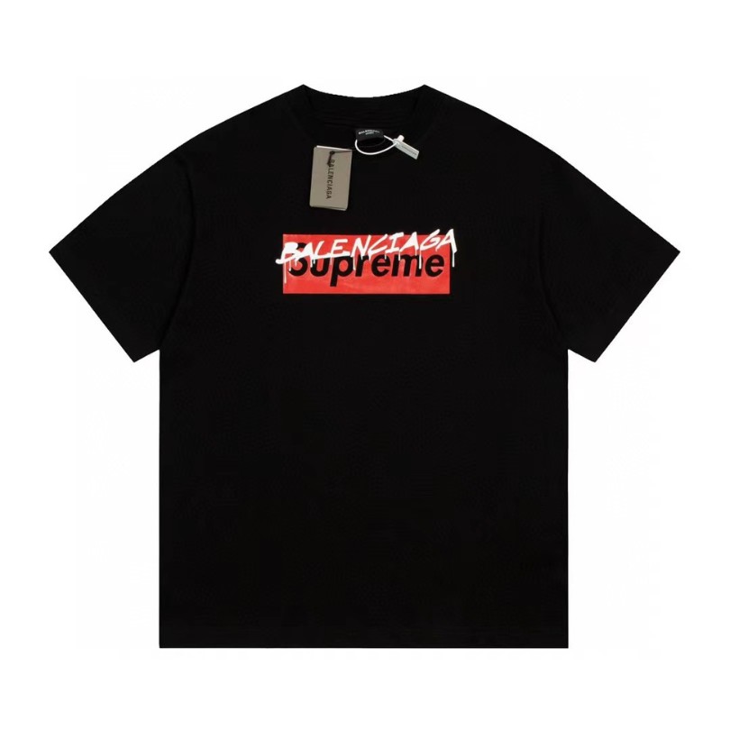 eger901-2-1 BLNCG x SPRM T-shirt Collab Black - Image 1