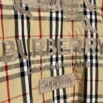 BRBRY X SPRM Jacket Plaid Shearling Collar - Image 6